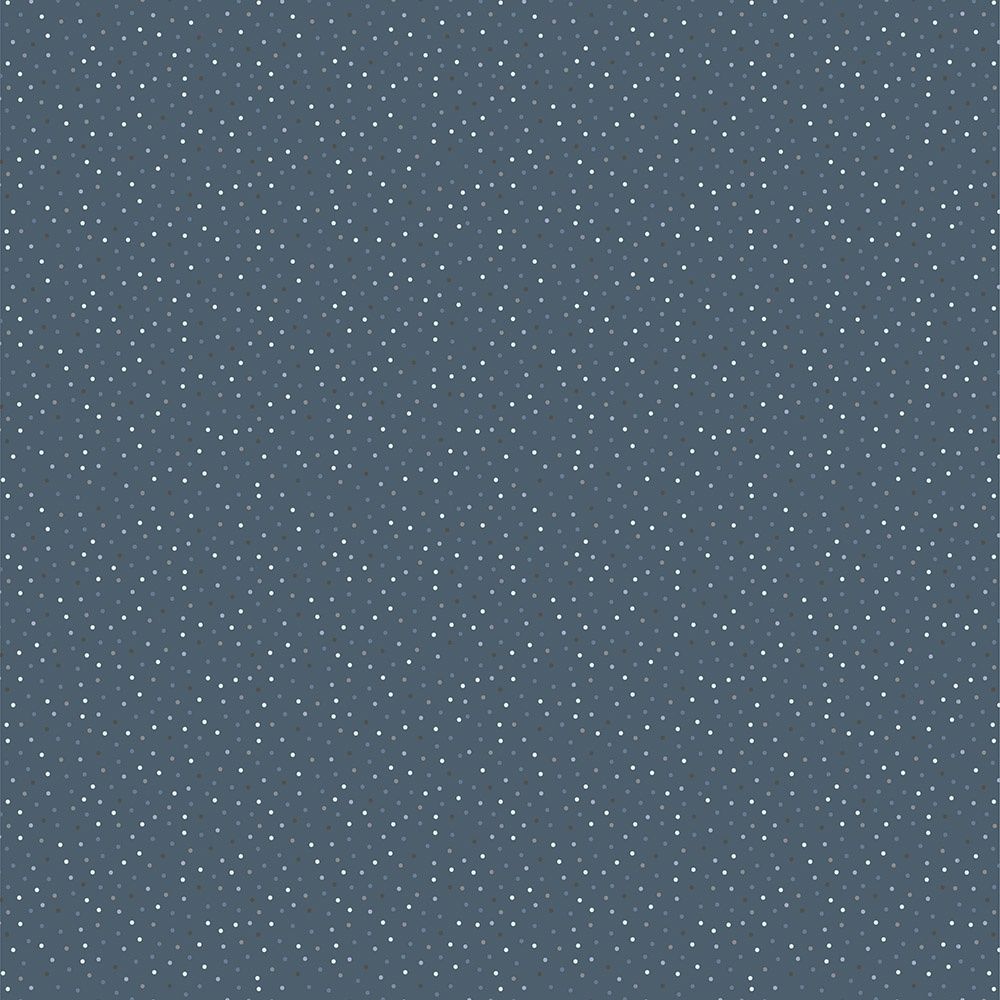 Poppie Cotton Country Confetti Blue Ribbon CC20186 Dark Blue
