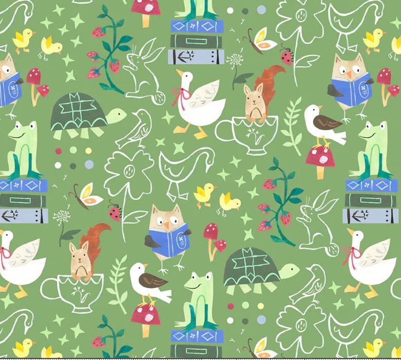 P&amp;B Textiles Story Time STIM 05590 G