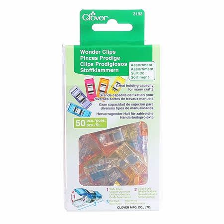 Wonder Clips Assorted Colors 50 piece 3183CV