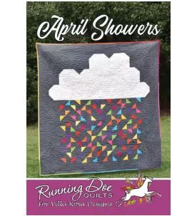 Villa Rosa Designs April Showers Pattern by Running Doe Quilts VRDRD052