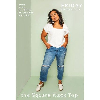 The Square Neck Top Pattern #003