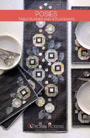 Posies Table Runner and 4 Placemats RPQP-PTRPM154