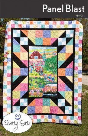 Swirly Girls Design Panel Blast Pattern SGD071