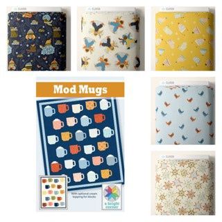 Mod Mugs Snow Friends Quilt Kit