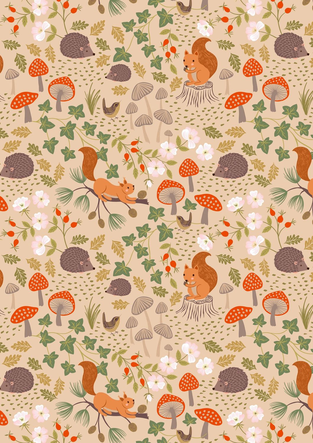 Lewis &amp; Irene Snuggle-Up Season Flannel F695.2