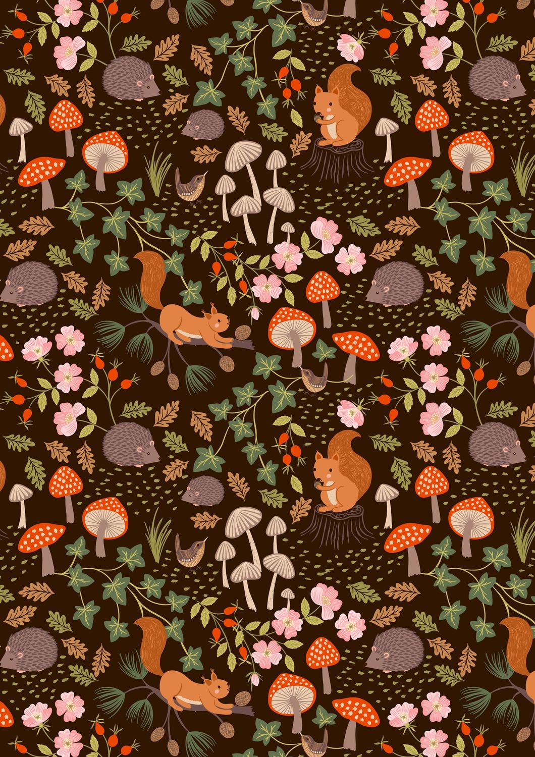 Lewis &amp; Irene Snuggle-Up Season Flannel F695.3