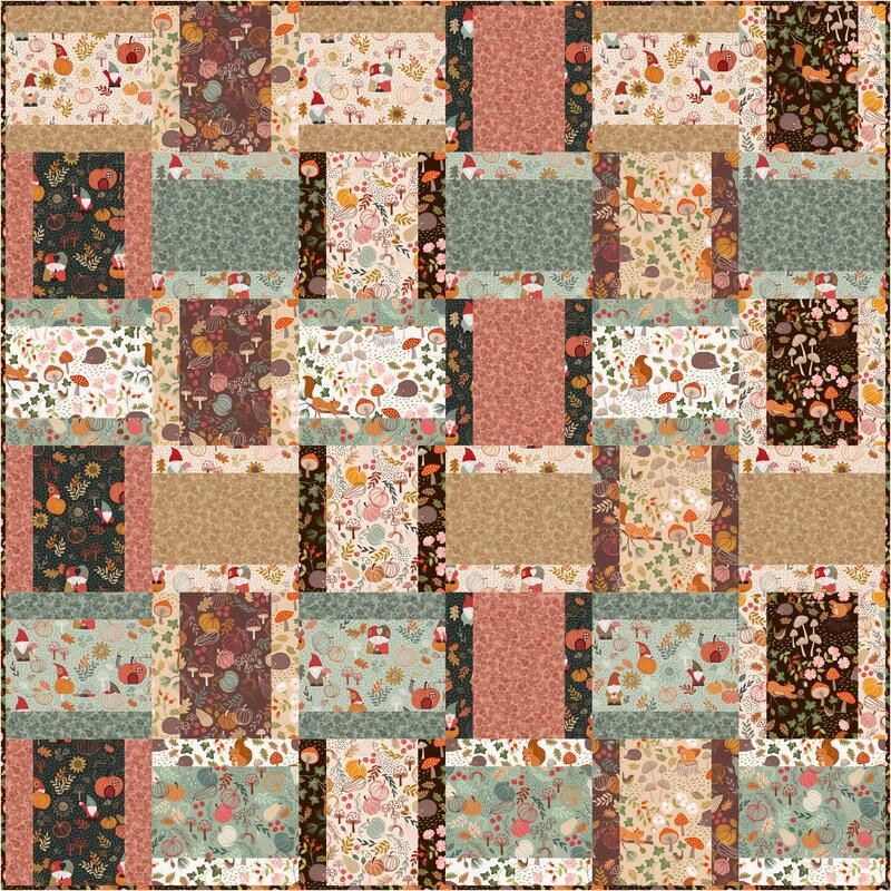 Snuggle-Up Season Flannel Quilt Kit