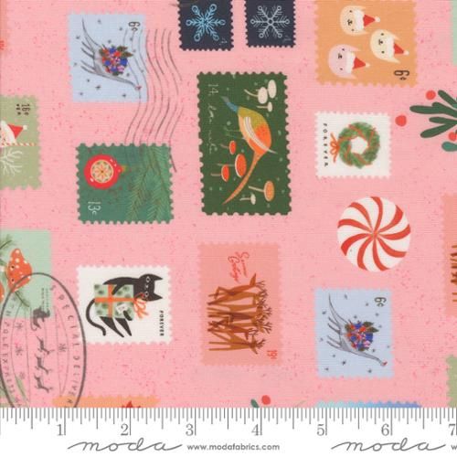 Moda Fabrics Tiny Christmas 37132 15 Cotton Candy