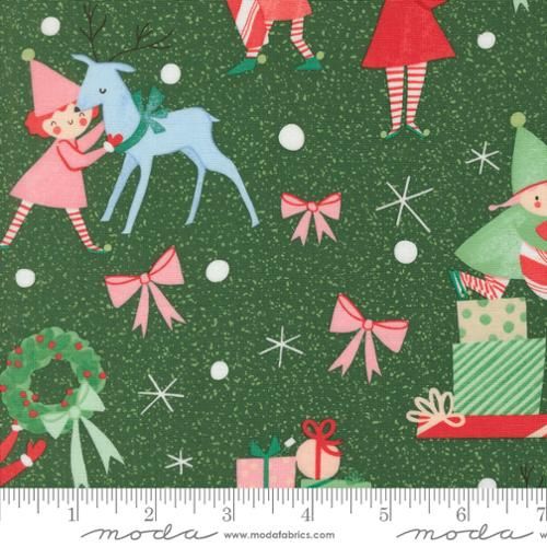 Moda Fabrics Tiny Christmas 37131 19 Pine