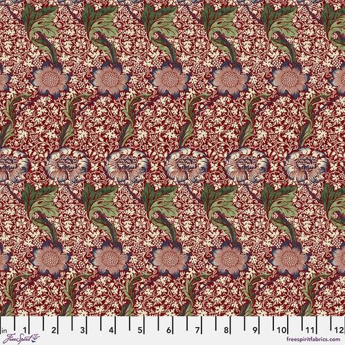 FreeSpirit Fabrics Morris &amp; Co. PWWM129.Berry