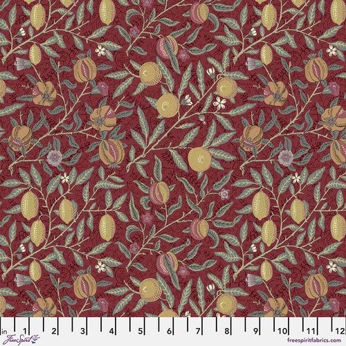 FreeSpirit Fabrics Morris &amp; Co. PWWM128.Berry