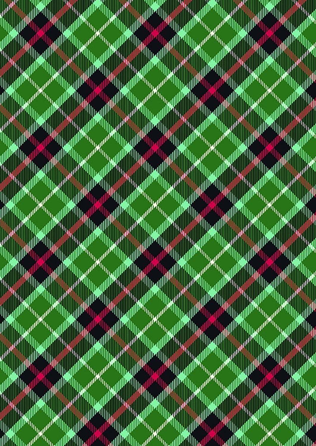 Lewis &amp; Irene All is Bright SH28C Christmas Green