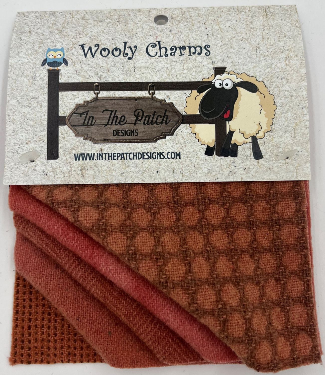 In The Patch Designs Wooly Charms Candied Peach