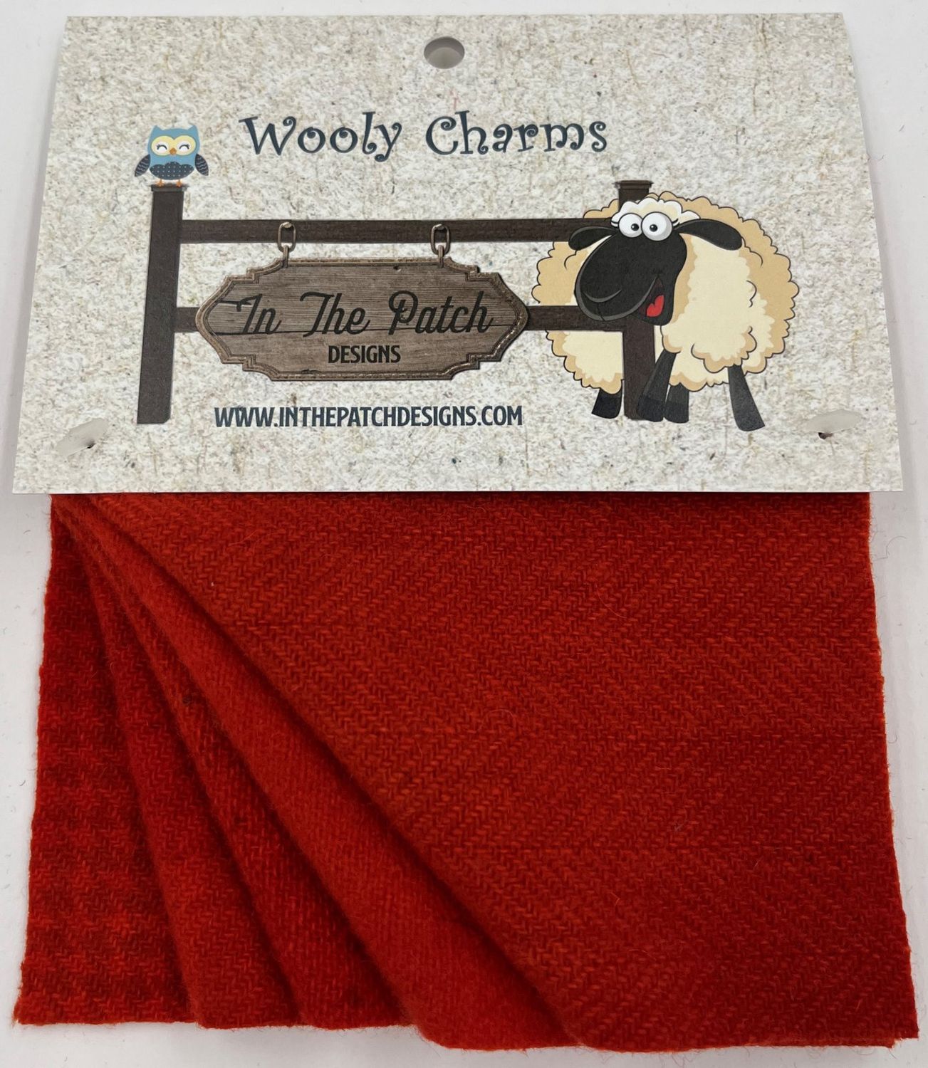 In The Patch Designs Wooly Charms Deep Persimmon