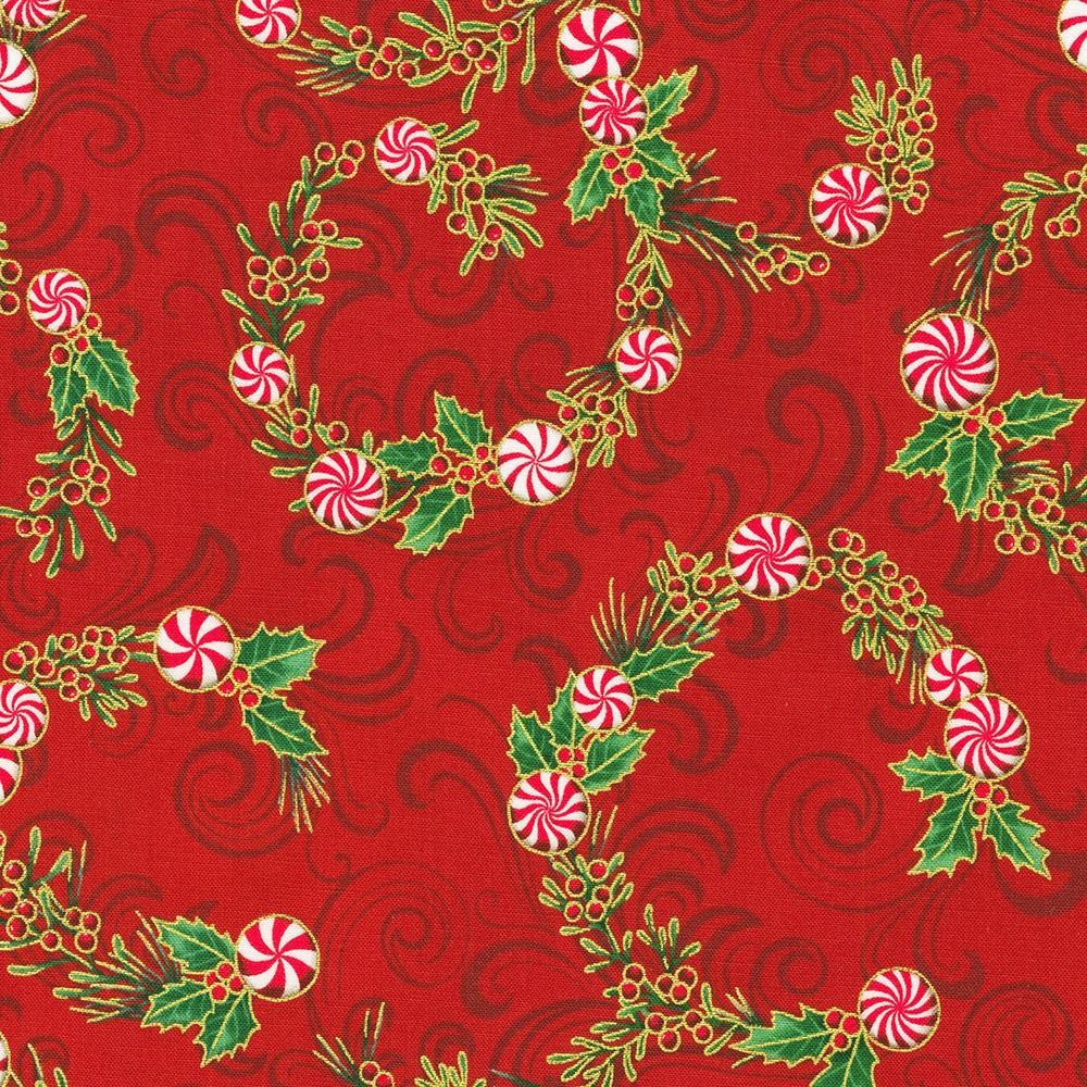 Robert Kaufman Holiday Flourish 22947-93 Scarlet