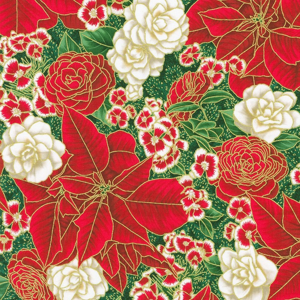 Robert Kaufman Holiday Flourish 22946-274 Pine