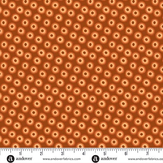 Andover Fabrics Midnight Moon  A-1535-O Pumpkin