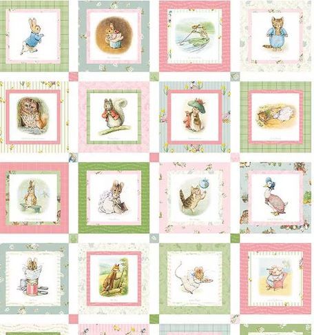 Riley Blake Designs Peter Rabbit &amp; Friends Panel PD15868-PANEL
