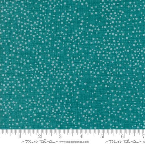 Moda Fabrics Dotty Thatched 48715 101 Turquoise