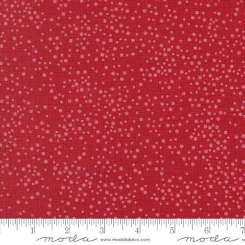 Moda Fabrics Dotty Thatched 48715 119 Scarlet