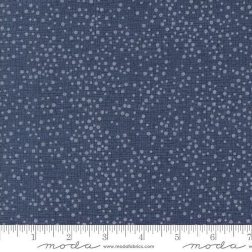Moda Fabrics Dotty Thatched  48715 94 Navy