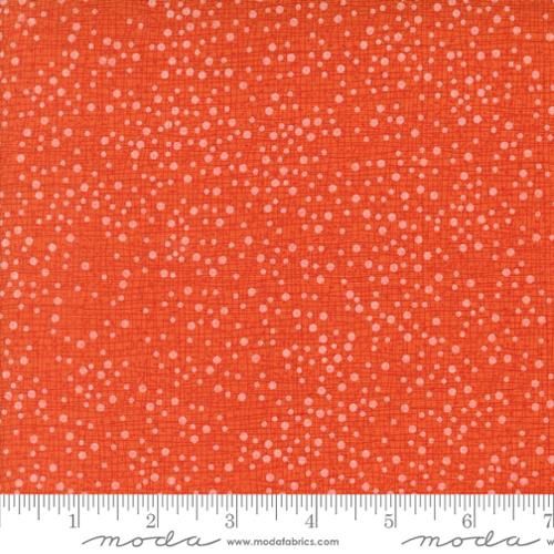Moda Fabrics Dotty Thatched  48715 82 Tangerine