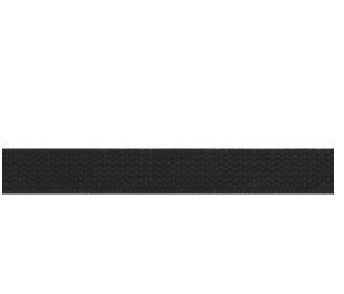 Cotton Webbing 1in COTW1-BLK Black