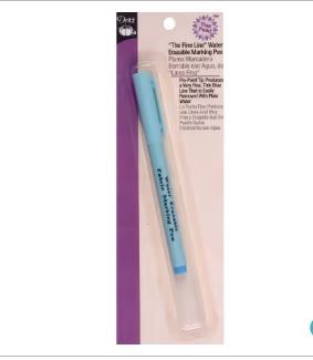 Dritz Fine Line Water Erasable Marking Pen Blue 700D