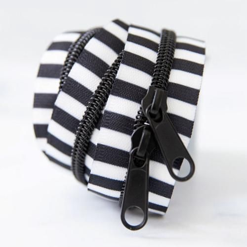 Stitch Supply Company Black &amp; White 30&quot; Zipper Black SSCZ05