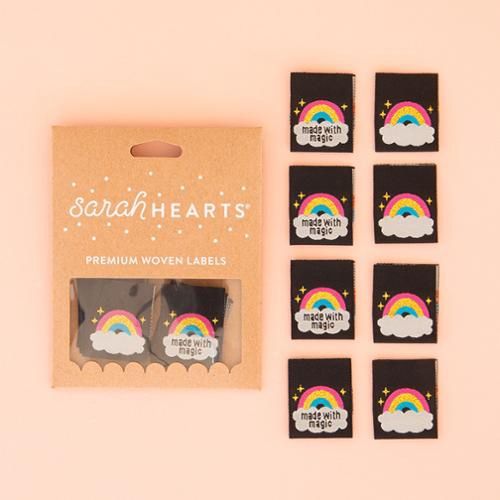 Sarah Hearts Sew in Labels Made With Magic LP198