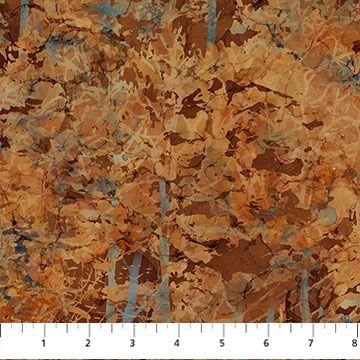 Northcott Fox Den DP28335-36 Dark Rust