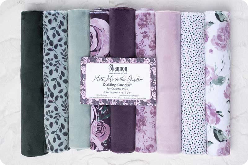 Shannon Fabrics Quilting Cuddle Fat Quarter Pack CKFQ9 Garden