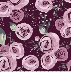 Shannon Fabrics Quilting Cuddle QCGARDENROSES