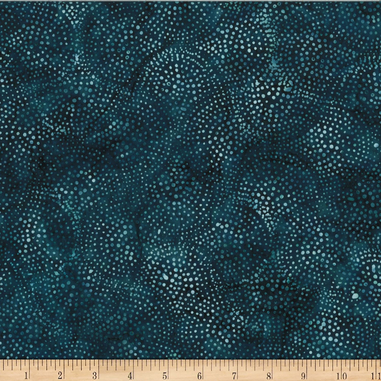 Hoffman Bali Batik Dotty Scallop X2622 21 Teal