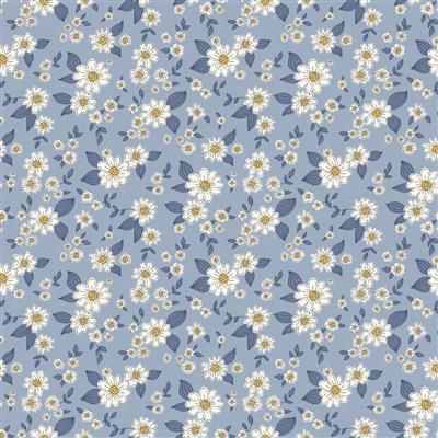 Clothworks Kitten Fun  Y4567-87 Light Denim