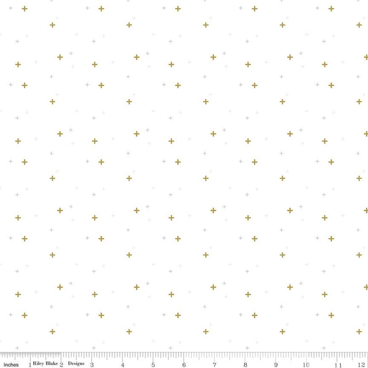 Riley Blake Designs Sparkler  SC650 White