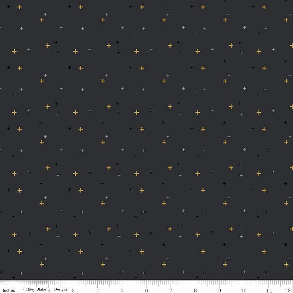 Riley Blake Sparkler SC650 Charcoal