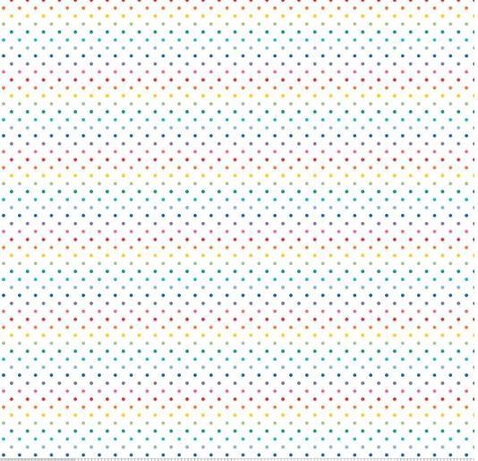Riley Blake Designs Swiss Dot  C660-Rainbow