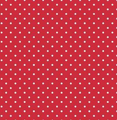 Riley Blake Designs Swiss Dot White on Red C670 80 Red