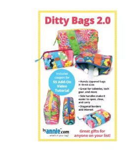 Ditty Bags 2.0 Pattern PBA188 2