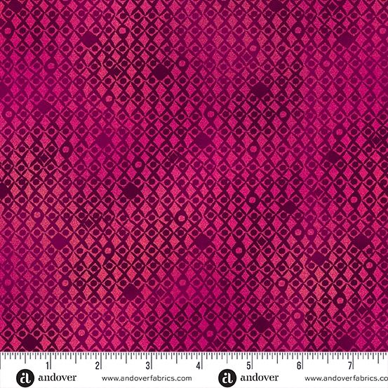 Makower UK Tropica  MU-151-R Red