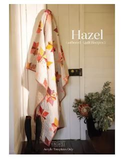 Jen Kingwell  Designs Hazel Acrylic Template Set JKD-0554