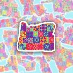 Oregon State Quilt Stickers SASSSTICK-OR