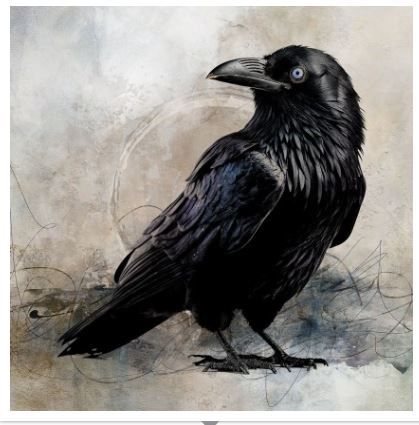 FocusOnFabric The Raven Panel FOFBOS-005