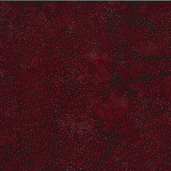 Hoffman 885 Dot Batiks 885 568 Red Velvet