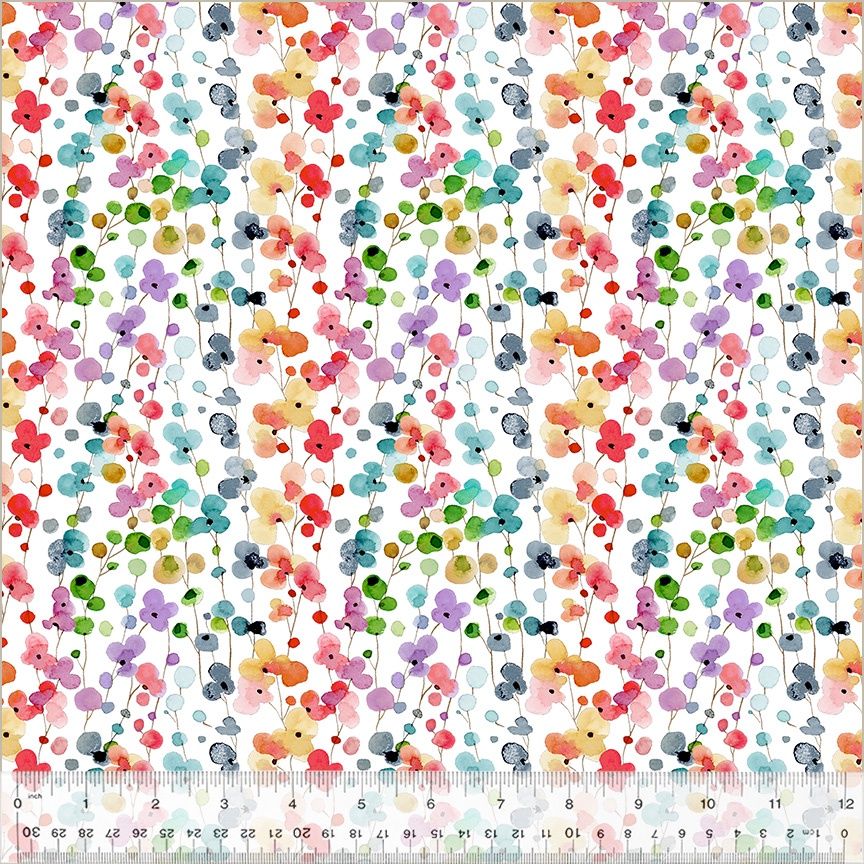 Windham Fabrics Wild Meadow 54391-2 White