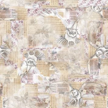 Clothworks Night Whispers Y4672-12 Khaki