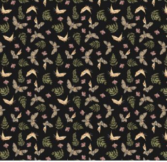 Clothworks Night Whispers Y4677-3 Black