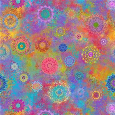 Clothworks Lily Pond Y4619-55 Multi