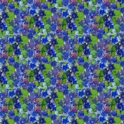 Clothworks Lily Pond  Y4627-90 Blue